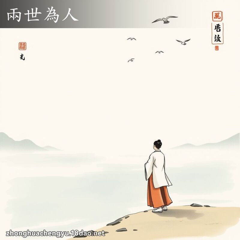 兩世為人 - 中華成語配圖