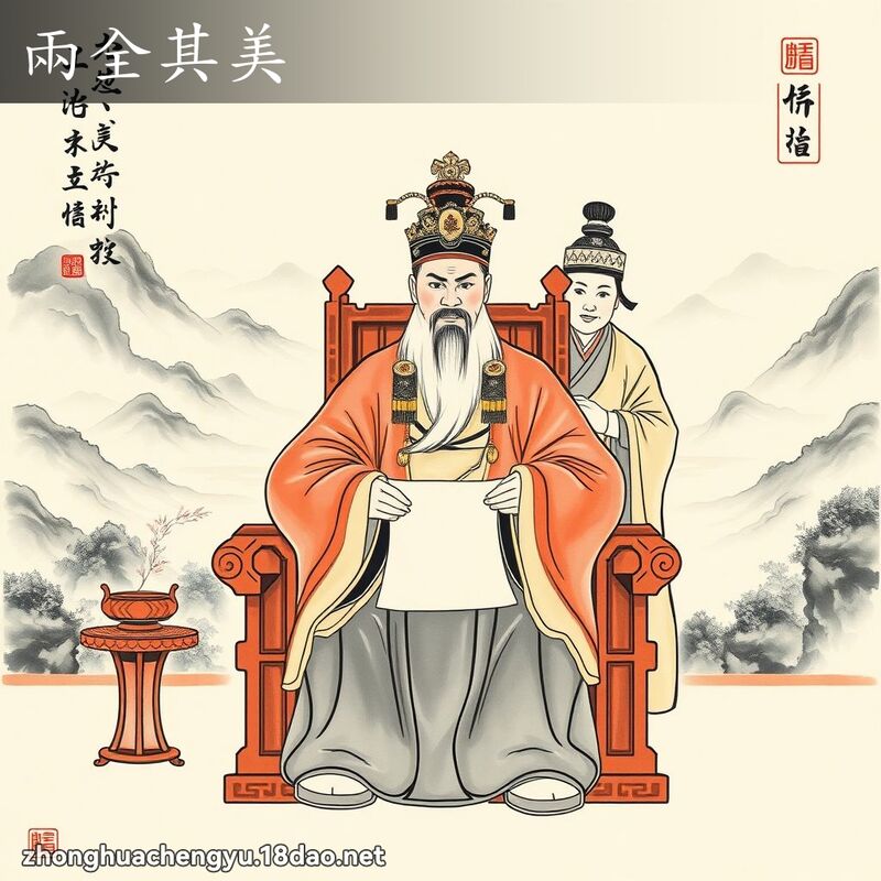 兩全其美 - 中華成語配圖