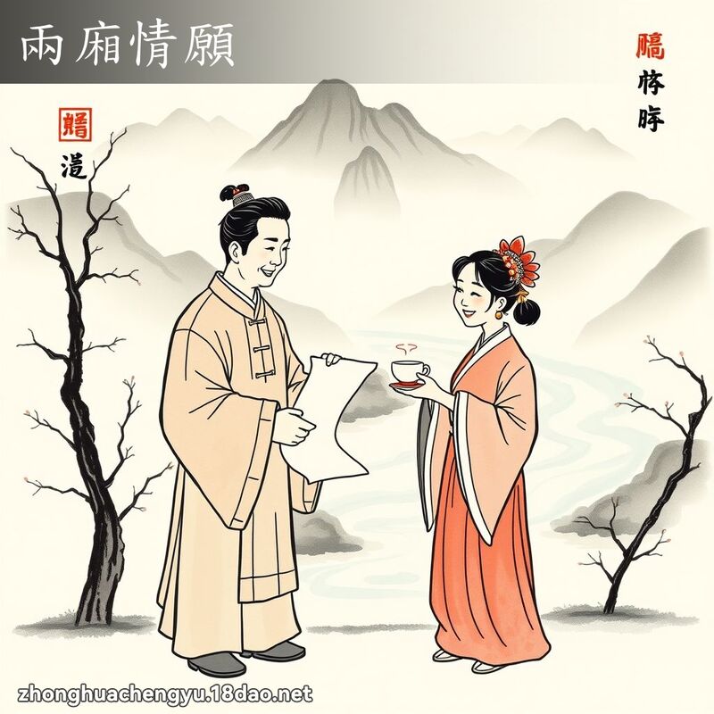 兩廂情願 配图
