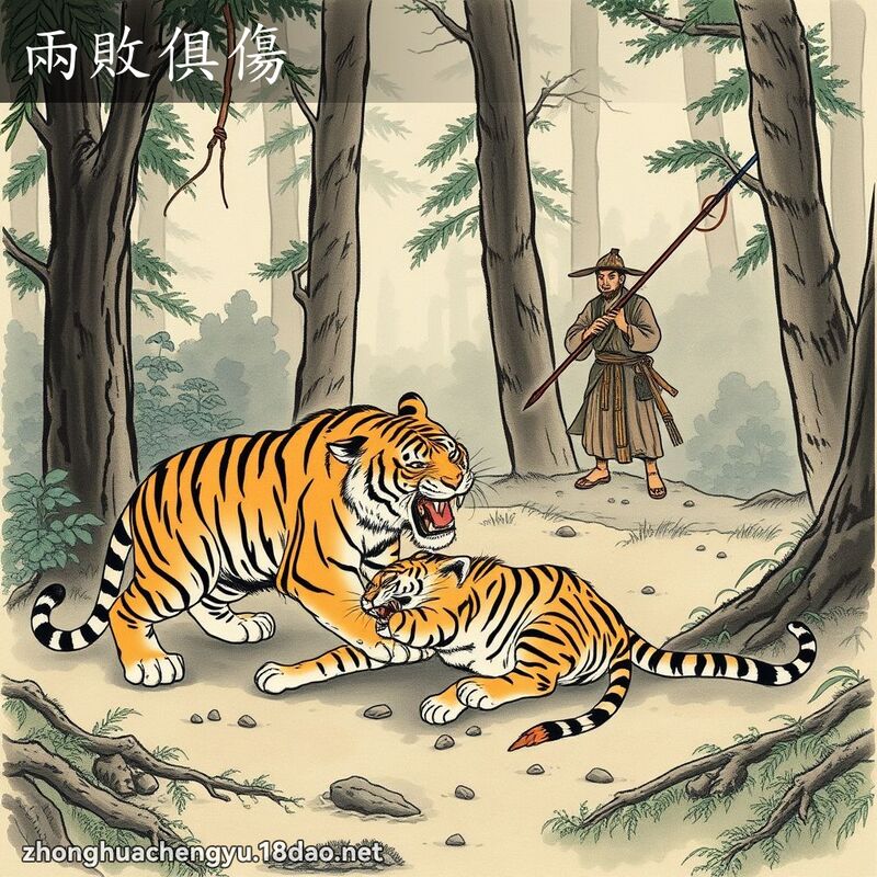 兩敗俱傷 配图