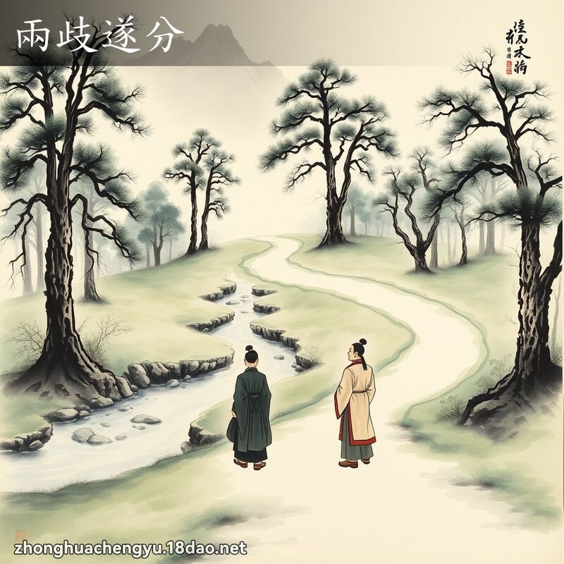 兩歧遂分 配图