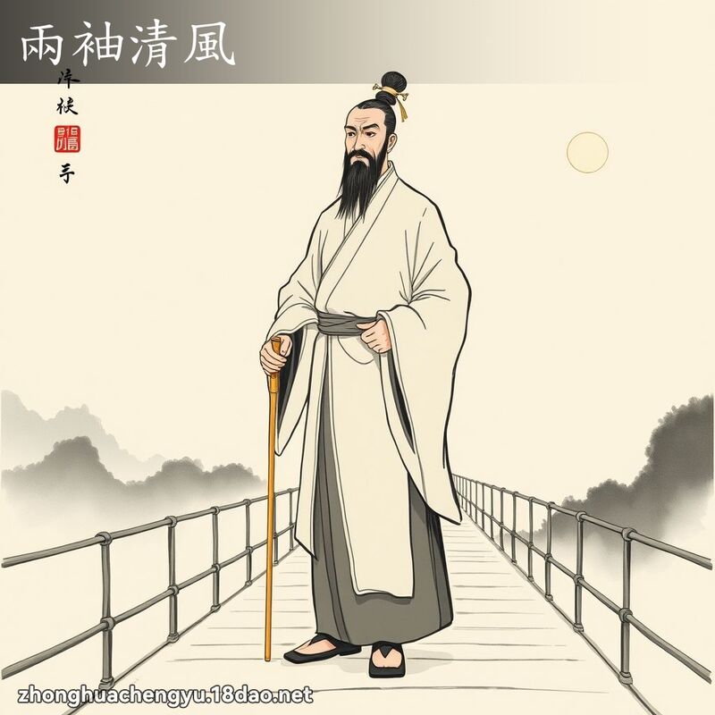 兩袖清風 配图