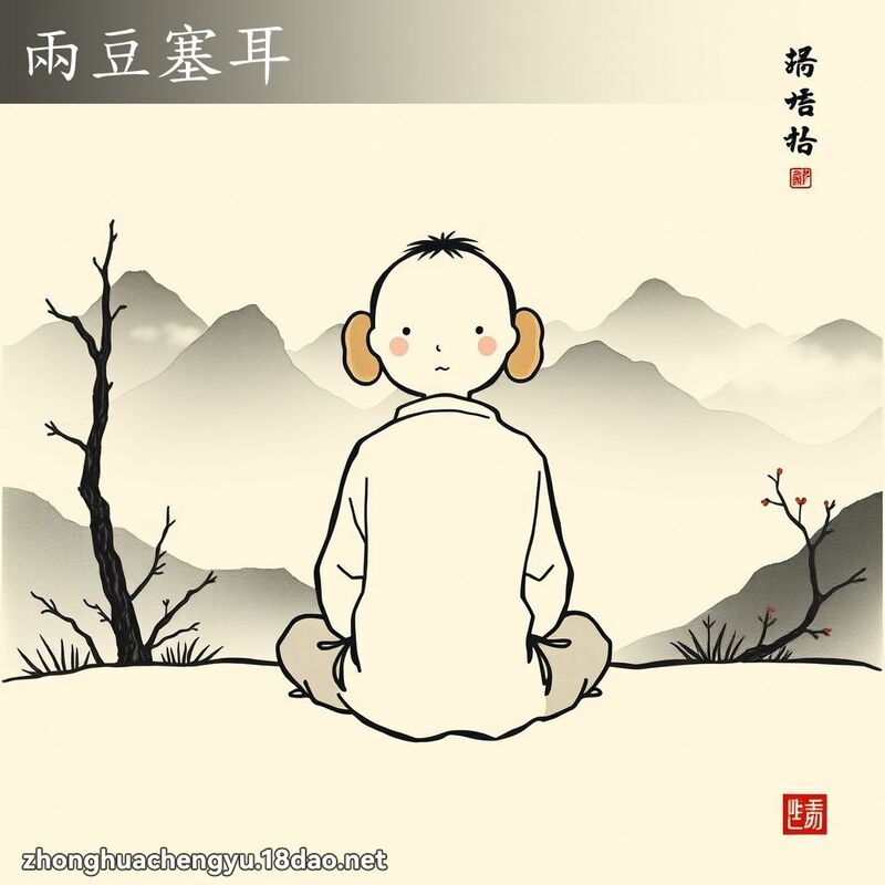 兩豆塞耳 配图