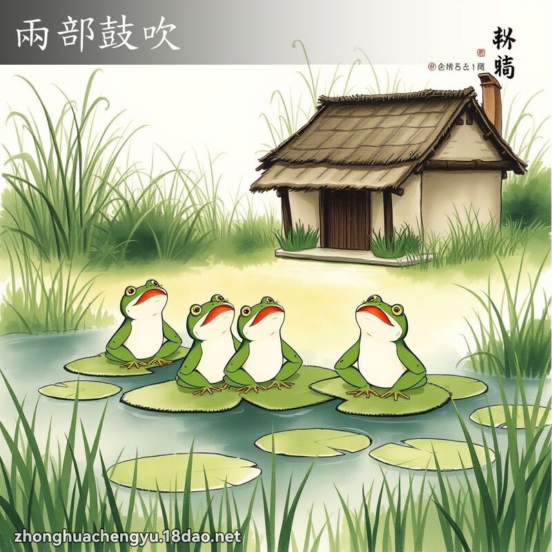 兩部鼓吹 配图