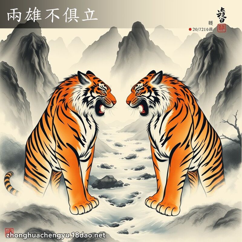 兩雄不俱立 配图