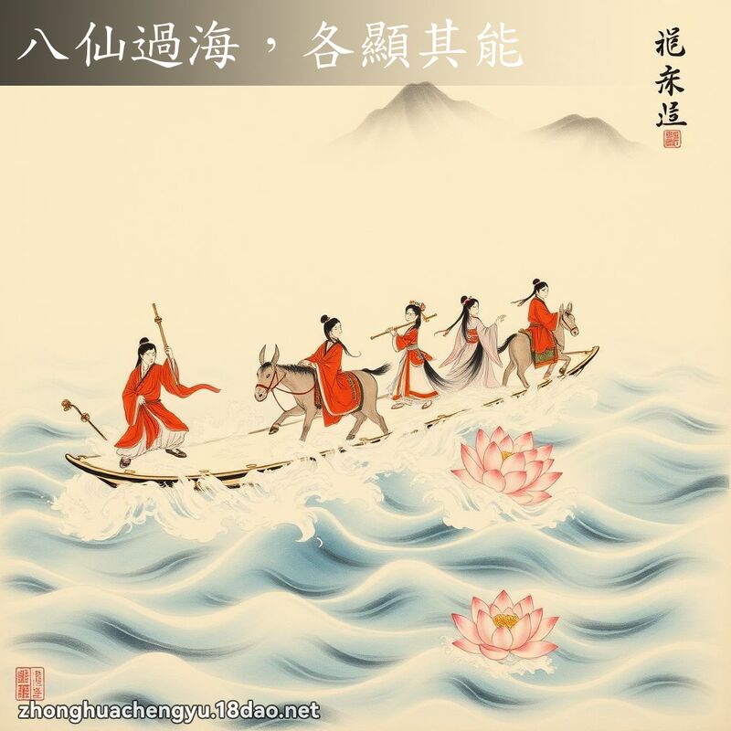 八仙過海,各顯其能 配图