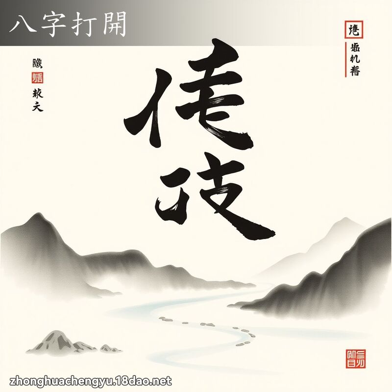 八字打開 配图