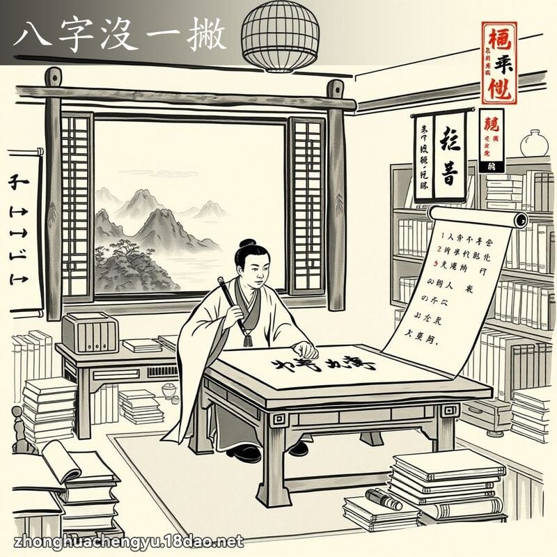 八字沒一撇 配图