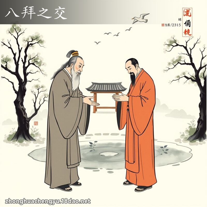 八拜之交 配图