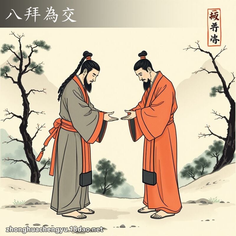 八拜為交 配图