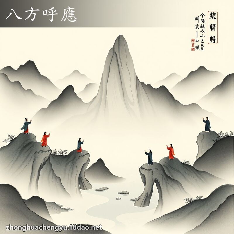 八方呼應 配图