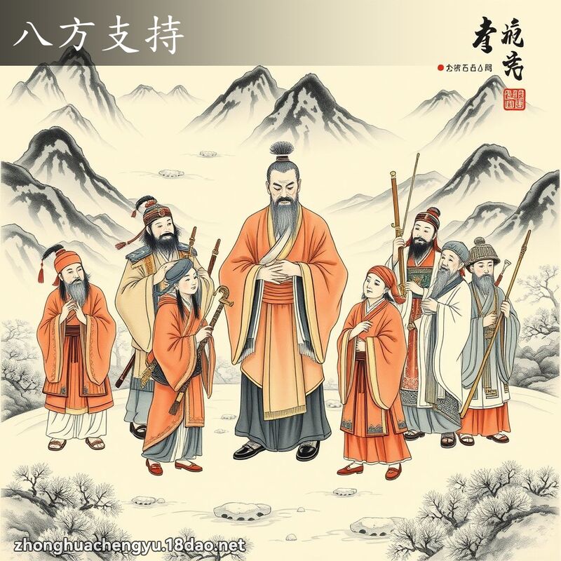 八方支持 配图