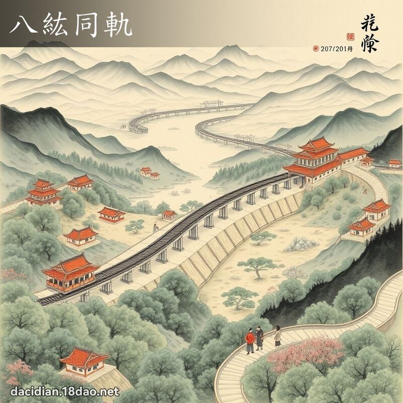 八纮同轨 配图
