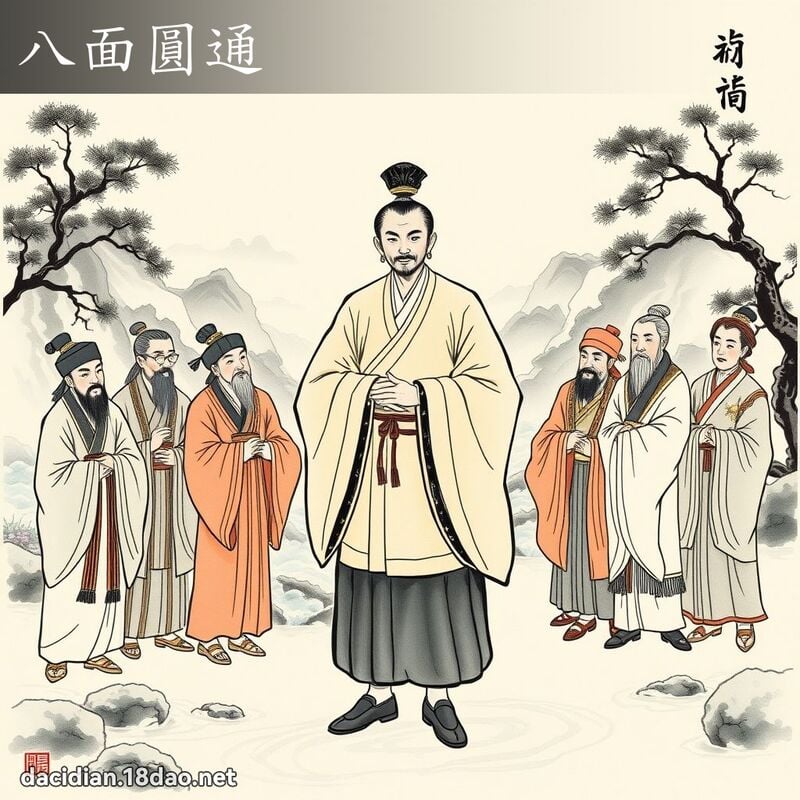 八面圆通 配图