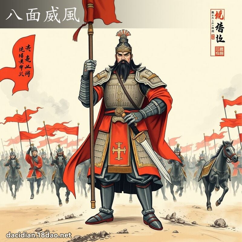八面威风 配图