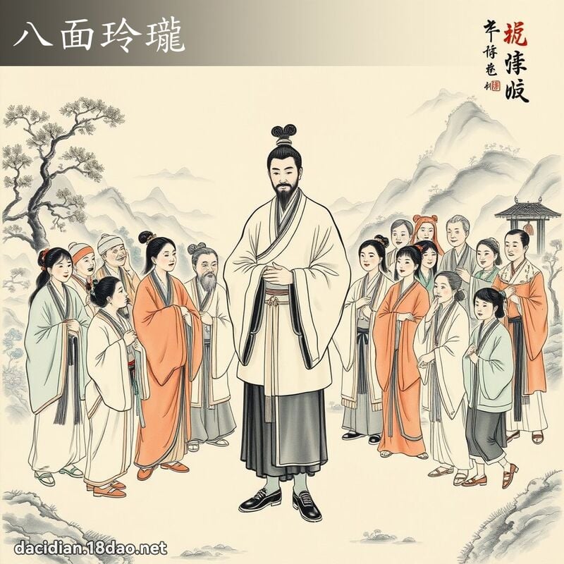 八面玲瓏 配图