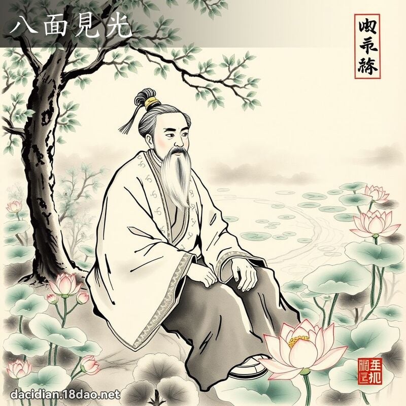 八面见光 配图