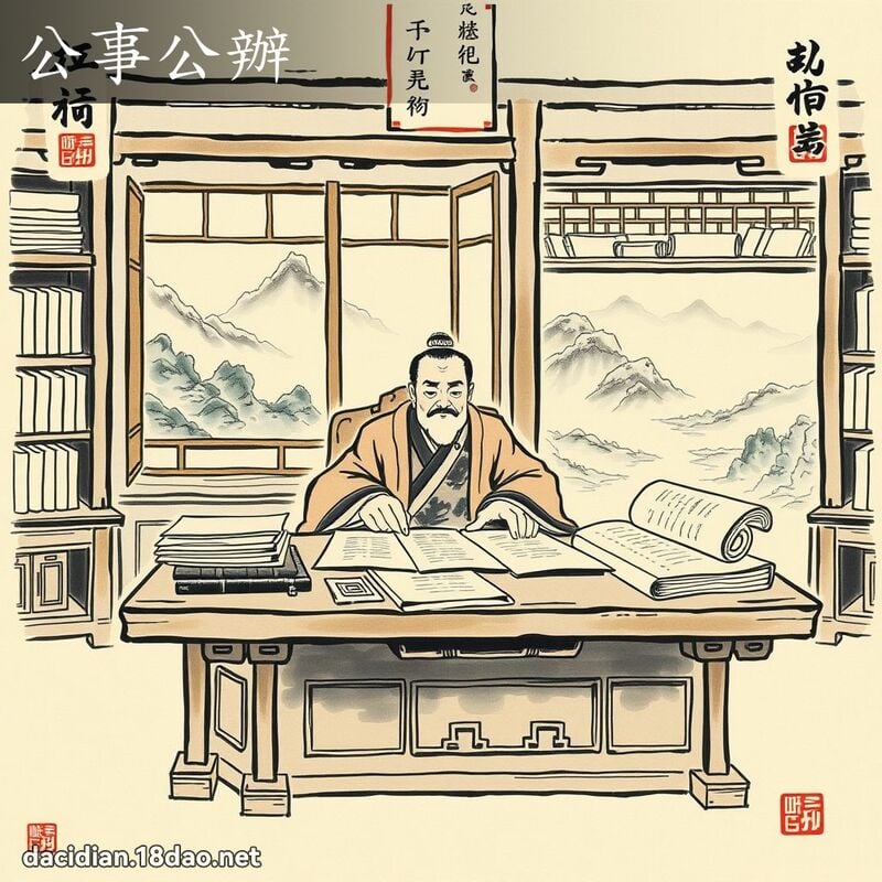 公事公办 配图