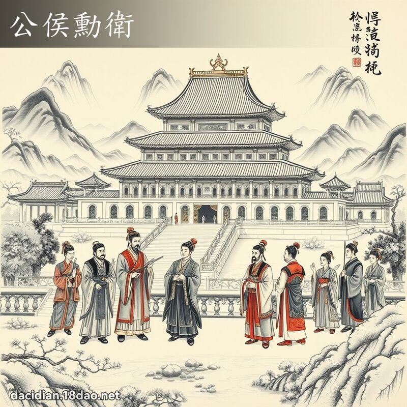 公侯勋卫 配图