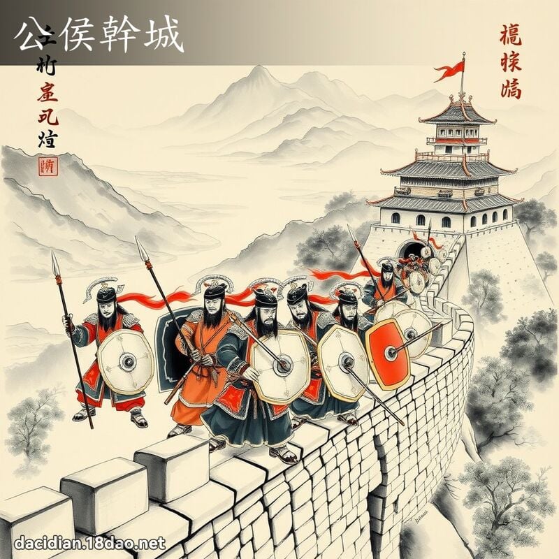 公侯干城 配图