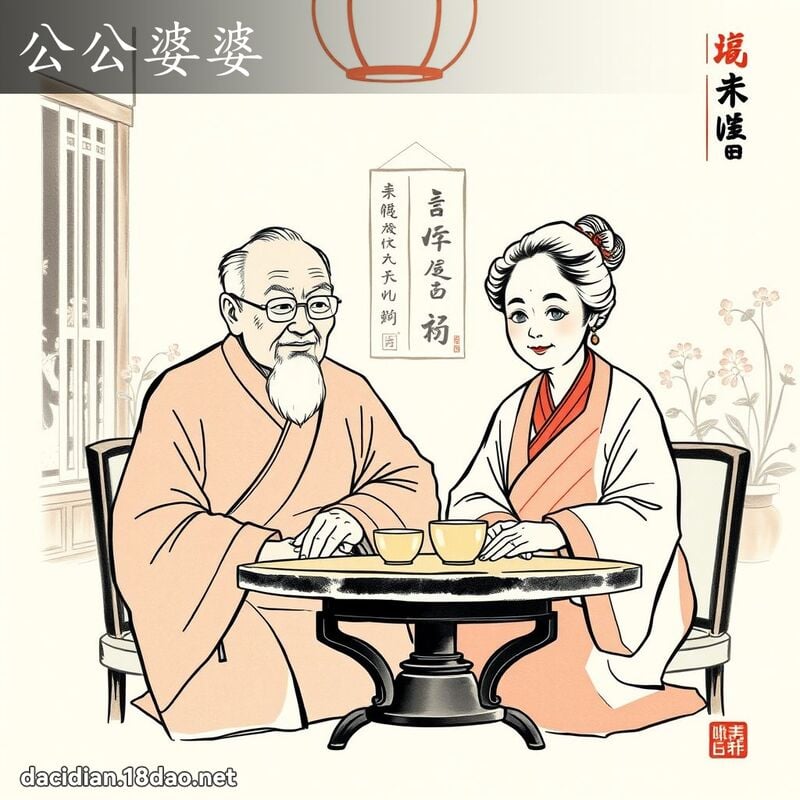 公公婆婆 配图