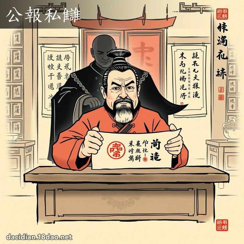 公报私讎 配图