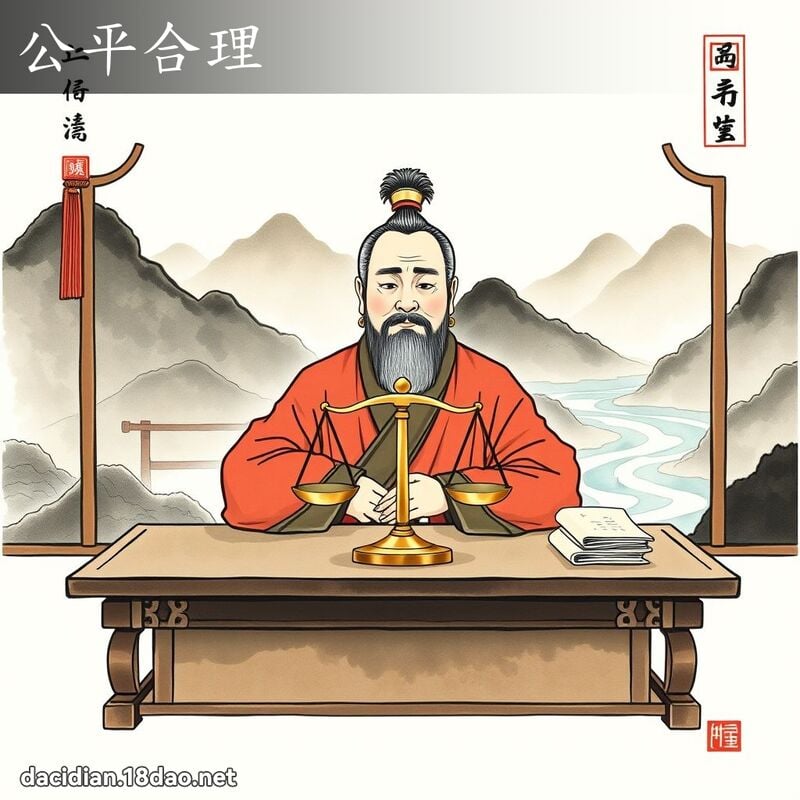 公平合理 配图