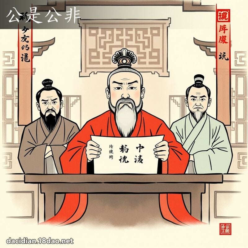 公是公非 配图