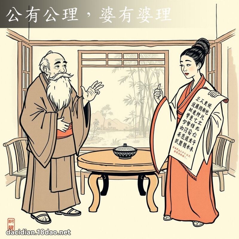 公有公理,婆有婆理 配图