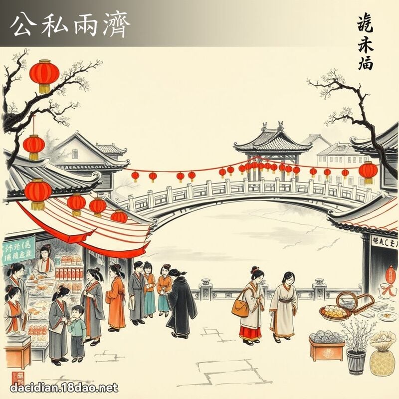 公私两济 配图