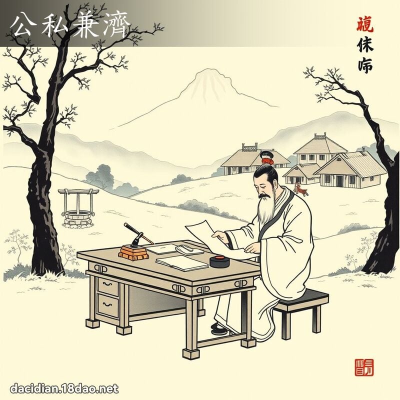 公私兼济 配图