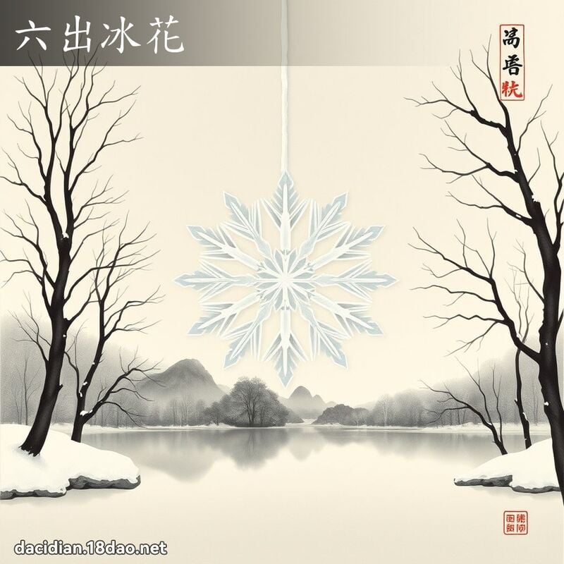 六出冰花 配图