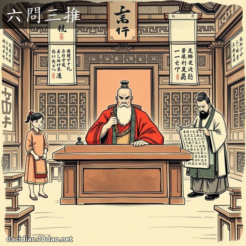六问三推 配图