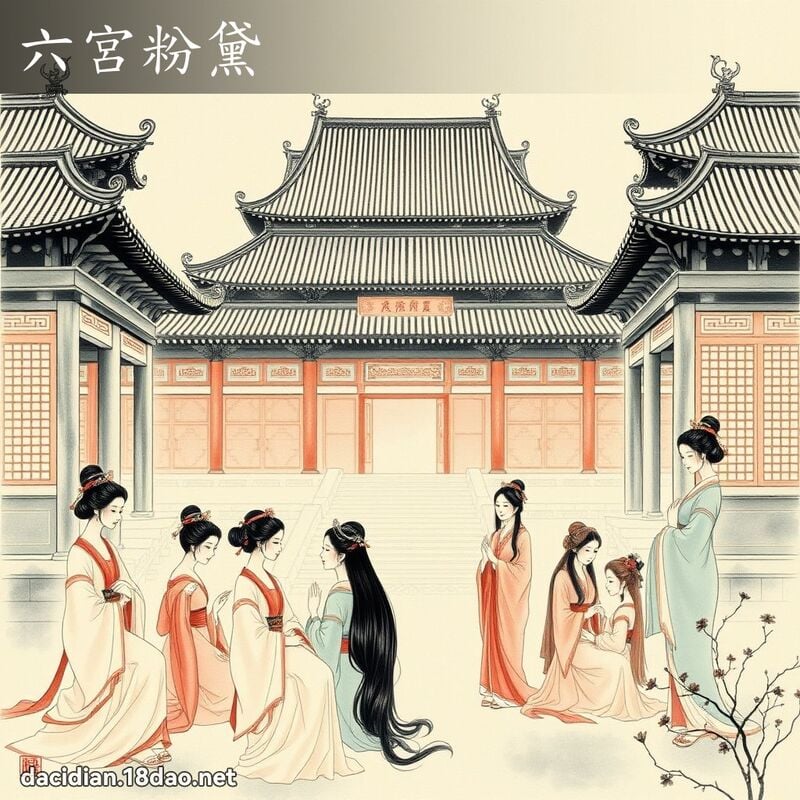 六宫粉黛 配图