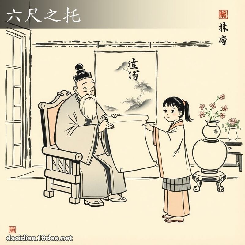 六尺之托 配图