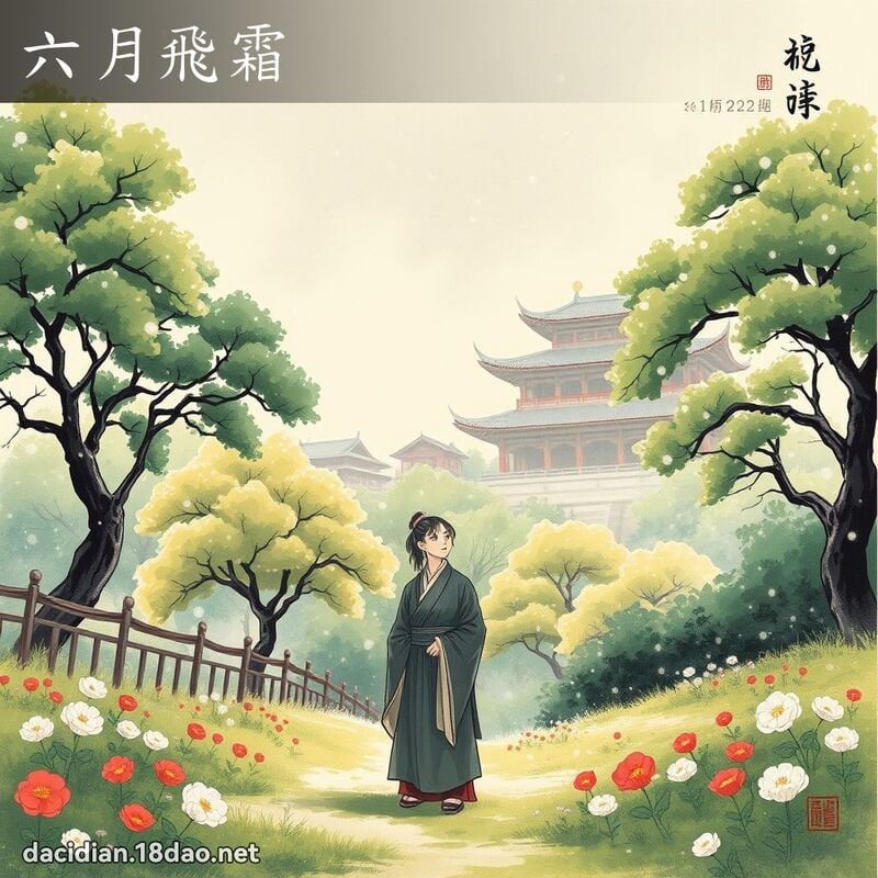 六月飞霜 配图