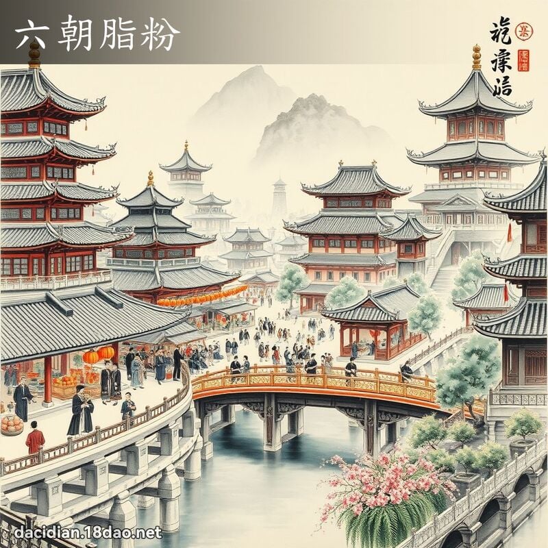 六朝脂粉 配图