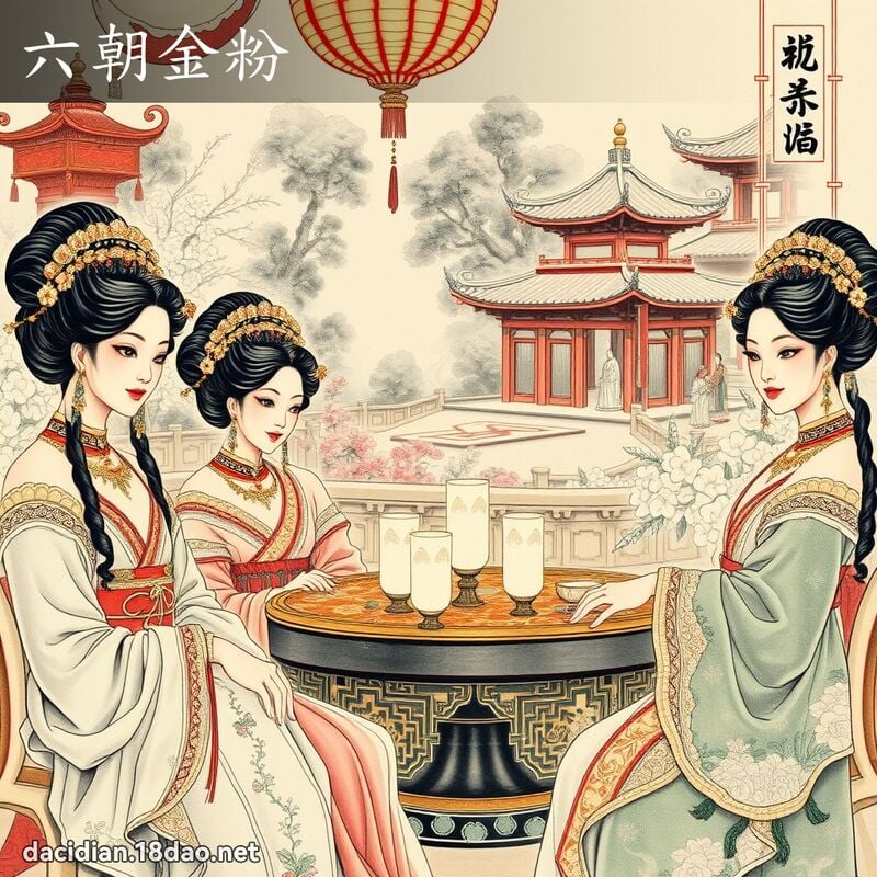 六朝金粉 配图