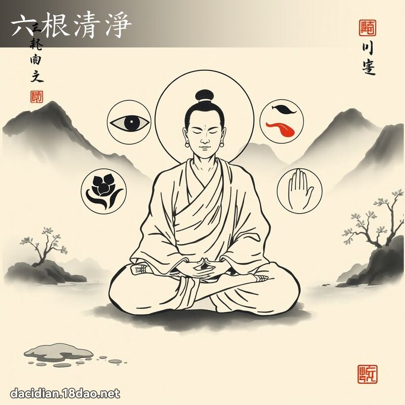 六根清净 配图