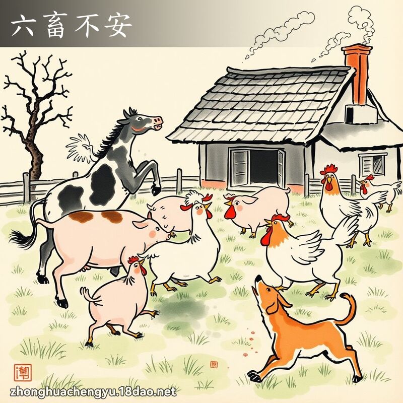 六畜不安 配图