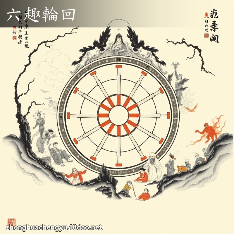六趣輪回 配图