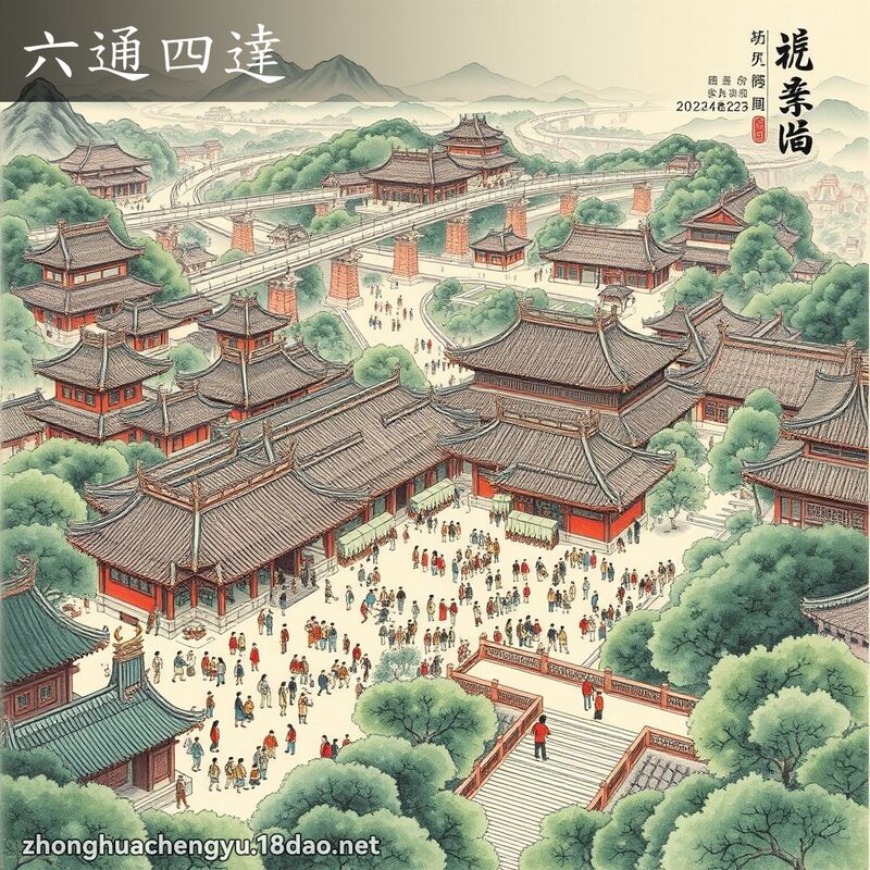 六通四達 配图