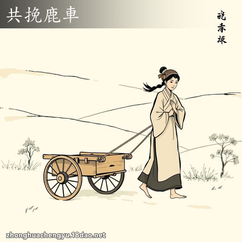 共挽鹿車 配图