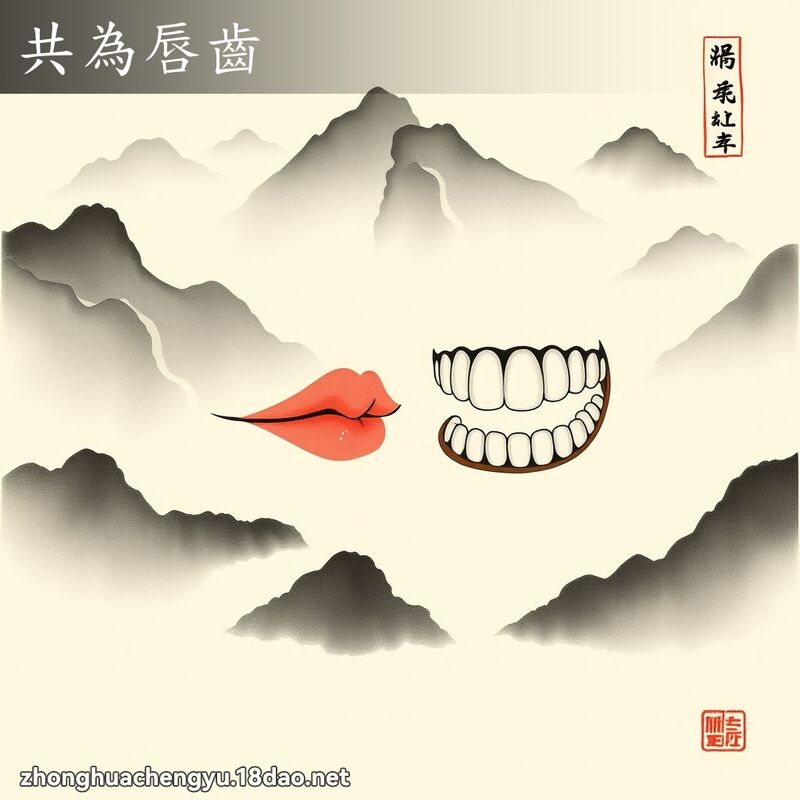 共為唇齒 配图