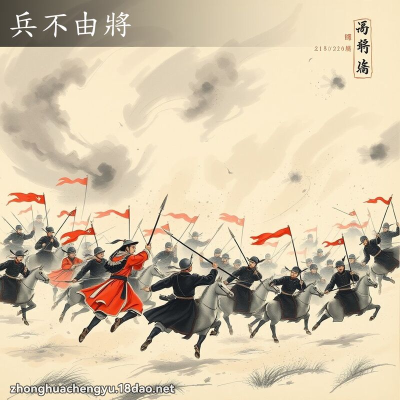 兵不由將 配图