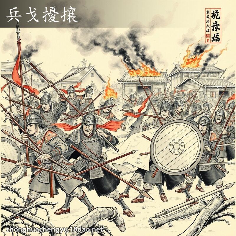 兵戈擾攘 配图