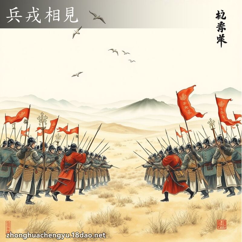 兵戎相見 配图