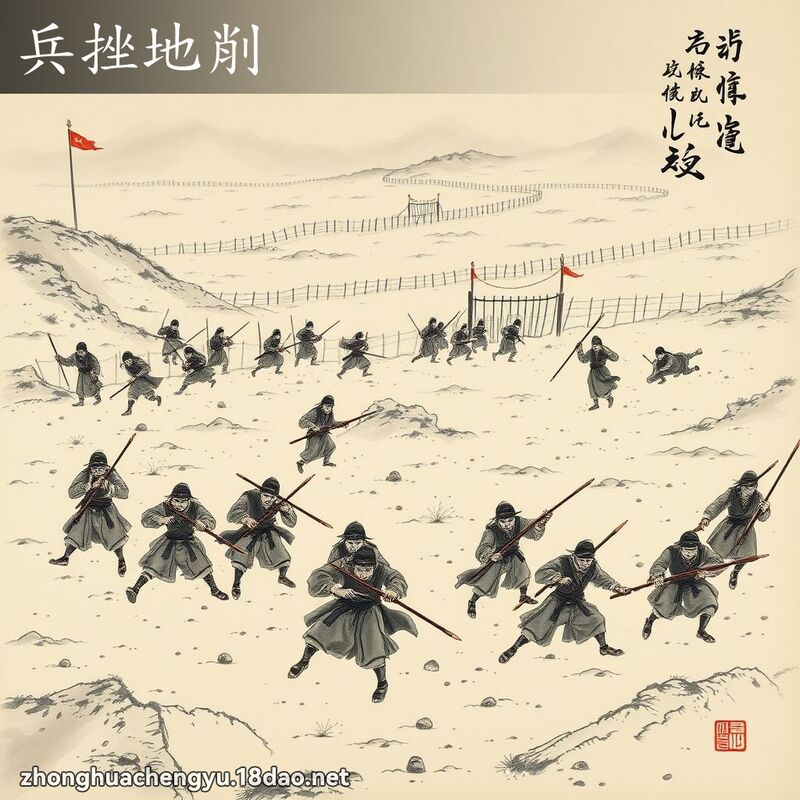 兵挫地削 配图