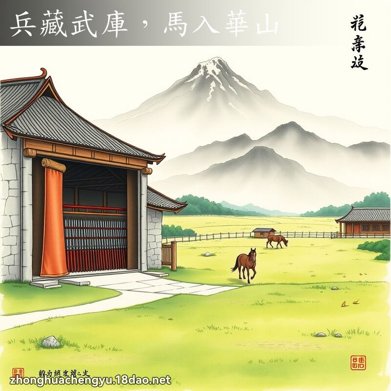 兵藏武庫,馬入華山 配图