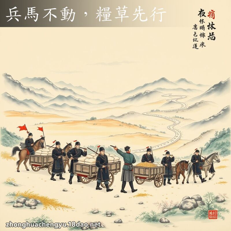 兵馬不動,糧草先行 配图